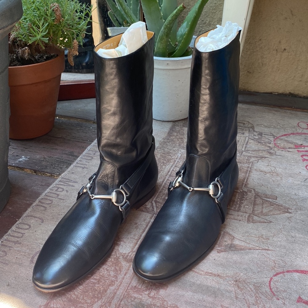 Gucci Mid High Riding Boots